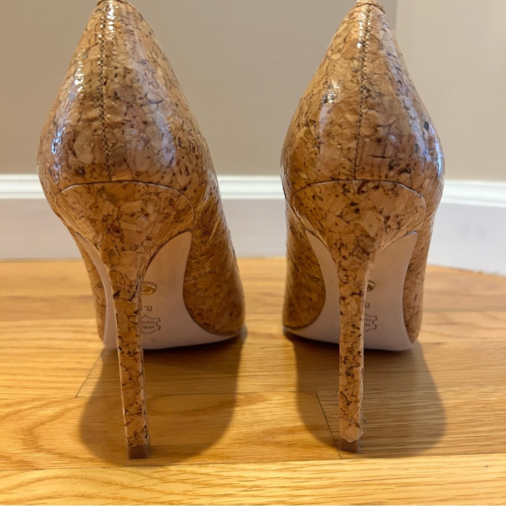 NWOT Cork Charles David Catarina Cork Heels - Picture 6 of 7